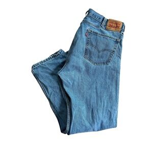 Levi's Men's Classic Blue Denim Jeans 506  Sz 38x32 Straight Leg